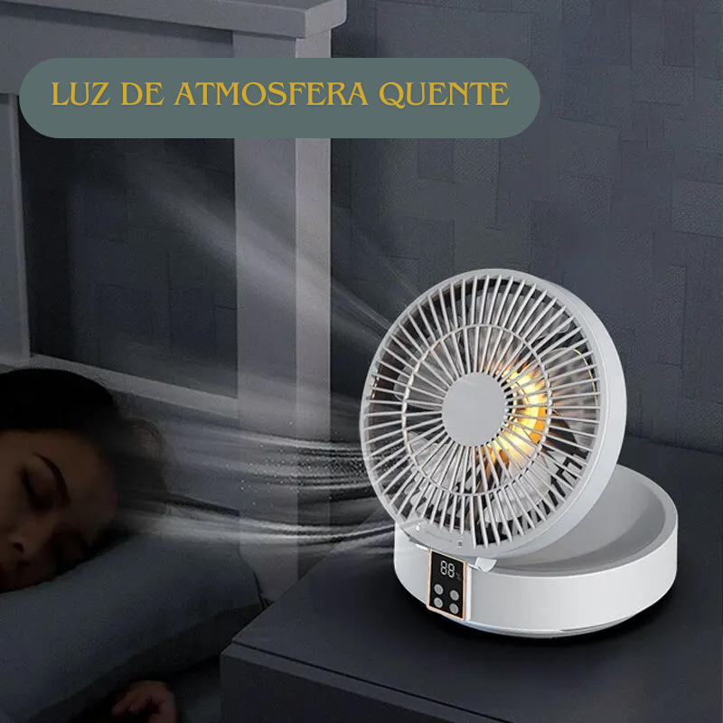 AirVibe 90° - Ventilador com controle remoto e portátil para todas as situações